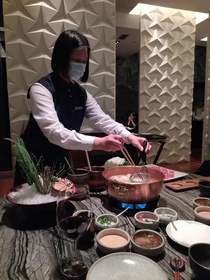 台北 文華東方酒店5F 但馬家 高檔涮涮鍋