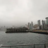 香港 清晨的灣仔碼頭 & 金紫荊廣場