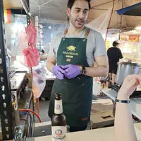 台北 饒河街夜市 Waldhaus 德國啤酒(香腸)